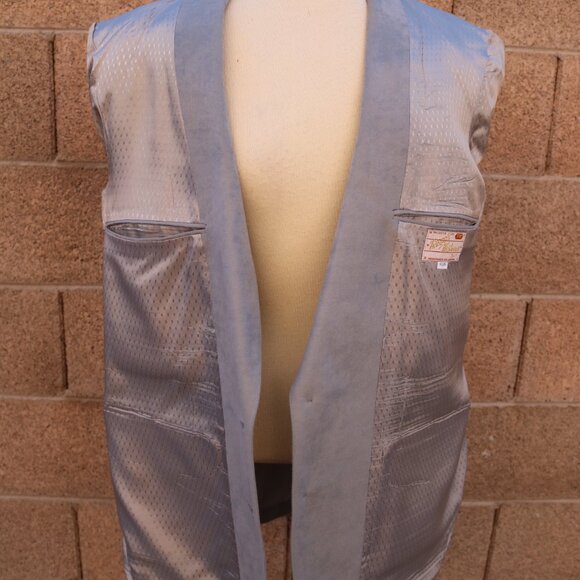 Men’s Western Suede Jacket - Vintage Rockabilly Blazer Size 46L Made In USA - Picture 14 of 16